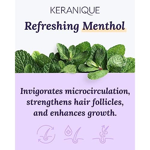 Keranique Volumizing Shampoo and Conditioner Set for Hair Repair and Growth with Biotin and Keratin for Women, Thinning Hair Formula, 8 Fl Oz Each