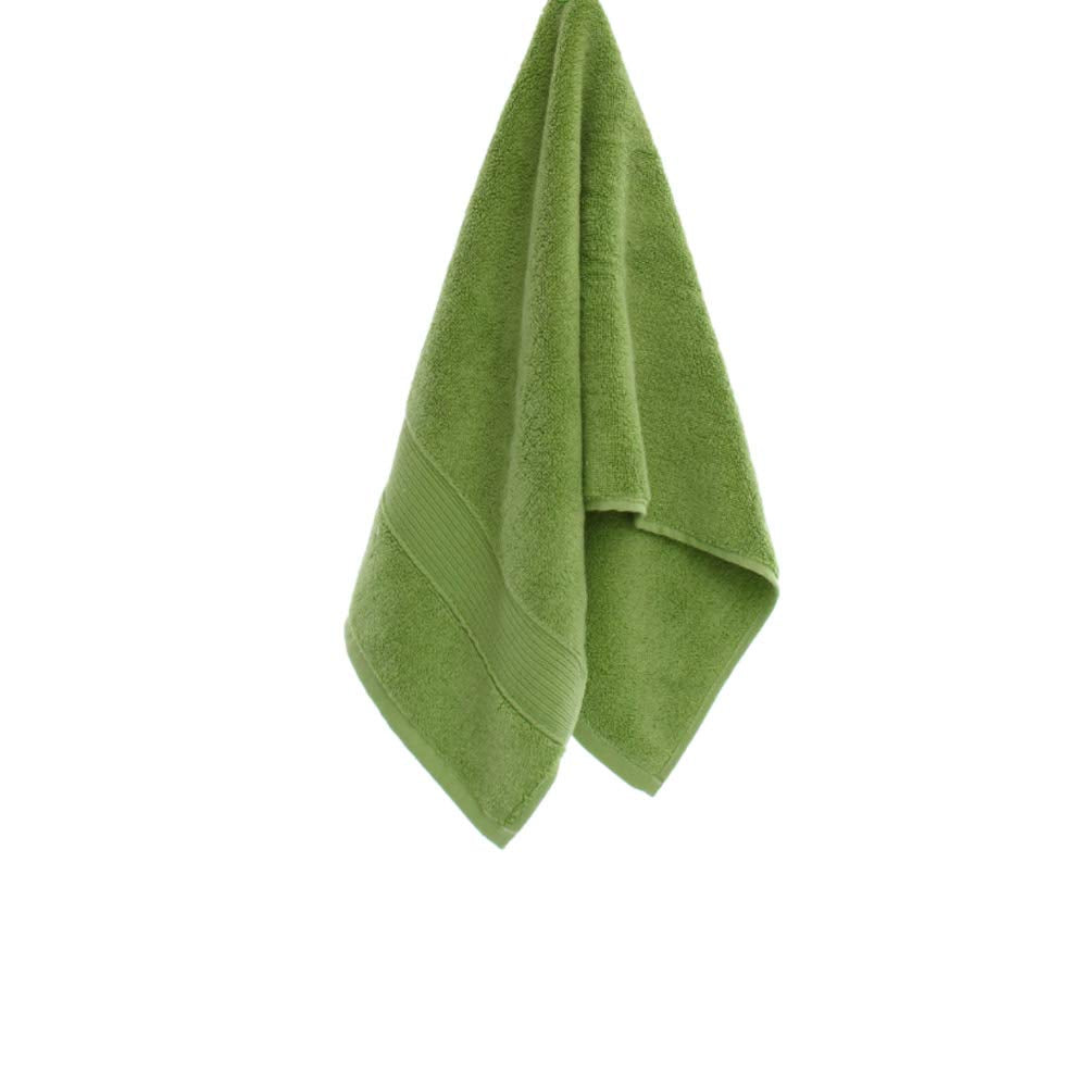 JININQ 700GSM 2Piece Hand Towels -100% Cotton for Bathroom,Kitchen,Beauty,Spa,Gym,Household face Towel,Highly Absorbent Towels(13.7 x 29.5 Inches) (Green)