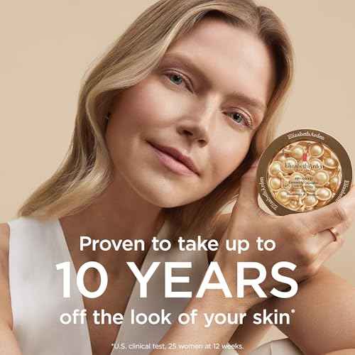 Elizabeth Arden Advanced Ceramide Face Serum Capsules, Anti-Aging Skincare Gift for Women, Fragrance-Free Hydrating Formula for Radiant, Firm Skin