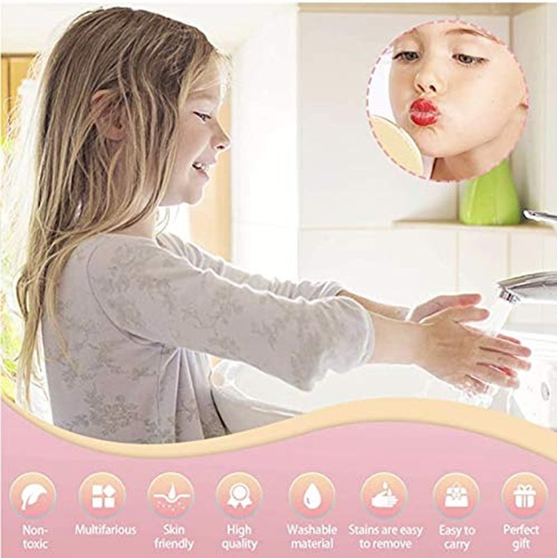 Fruity Flavored Lip Gloss Set for Kids - 7 Assorted Non-Toxic Glosses | Fun & Shiny Lip Care Collection