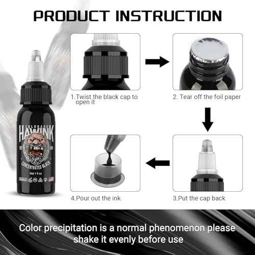 Hawink Tattoo Ink Color Set 1 oz (30ml) Tattoo Supply 28 Colors Pigment Kit Tattoo Supplies in USA TI203-30-28