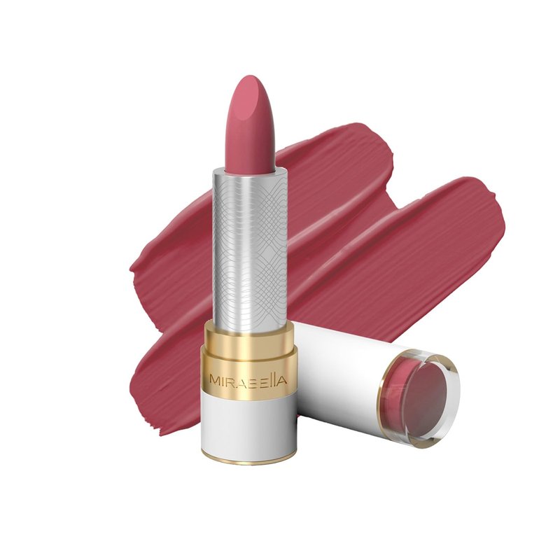 Mirabella Full-Coverage Moisturizing Lipstick - Richly Pigmented Hydrating Color | Rosy Rogue Shade