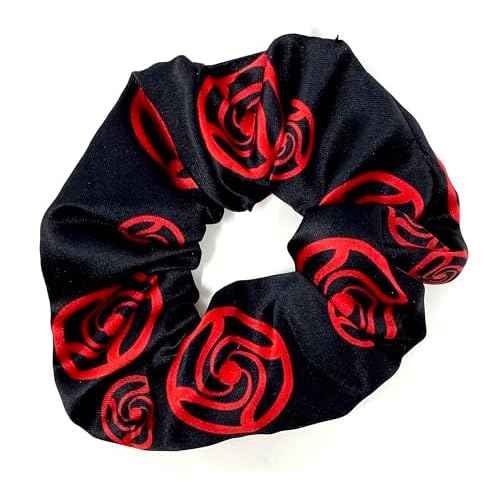JUST FUNKY Jujutsu Kaisen Scrunchies Set Officially Licensed Anime Hair Ties, Pack of 3