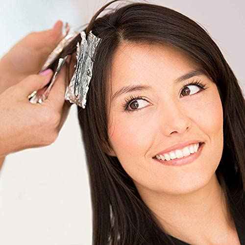 ForPro Professional Collection Embossed Foil Sheets 900S, Aluminum Foil, Pop-Up Dispenser, for Hair Color Application and Highlighting, Food Safe, 9¡± W x 10.75¡± L, 500-Count (Pack of 6)