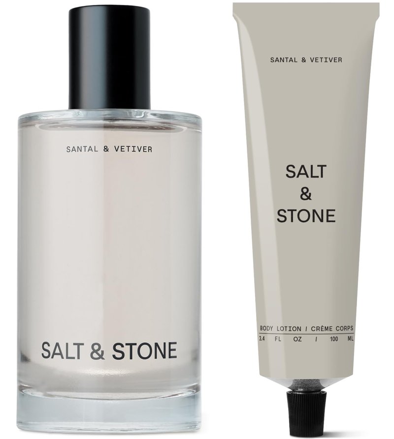 Salt & Stone Body Mist & Lotion Bundle - Santal & Vetiver Scented Hydration
