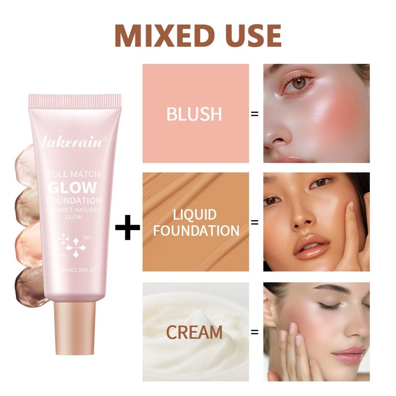 Natural Glow Illuminator Glotion - Glowing, Moisturizing, Lightweight Base, Multi-Purpose - Hydrating & Illuminating Makeup Highlighter for Radiant, Sun-Kissed Look (#1 Fair, 1.35 Fl Oz (Pack of 1))
