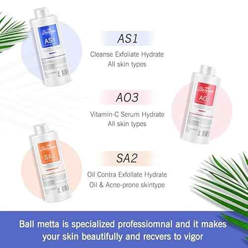 AS1 SA2 AO3 Aqua Peeling Solution Combination with Salon Special Solutions Skin Care Aqua Peeling Serum Machine 400ml (Set of 3 Bottles)