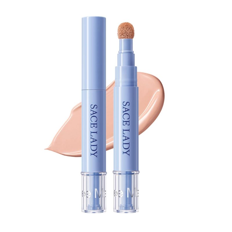 SACE LADY Full Coverage Concealer - Brightening Serum for Blemishes & Dark Circles | 24 Hr Hydration (03 Light Natural)