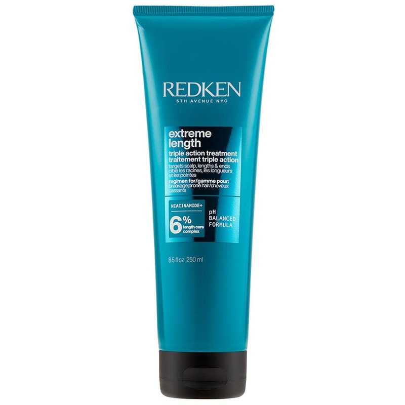 Redken Redken Extreme Length Triple Action Treatment Mask, Rinse-Out Mask With Biotin & Niacinamide
