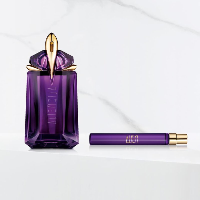MUGLER Alien Eau de Parfum | Women's Floral & Woody Perfume with Jasmine, Wood, Amber - Long Lasting Scent