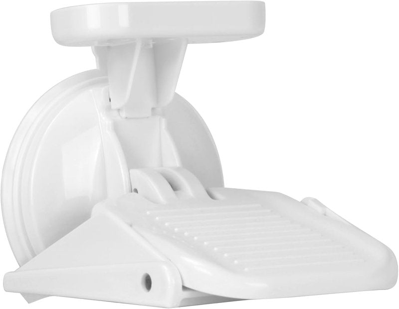 Shower Foot Rest Suction Cup,Shower Shaving Foot Rest with Powerful Suction Cup,Shower Leg Shaver Stand,Collapsible Suitable for Small Space