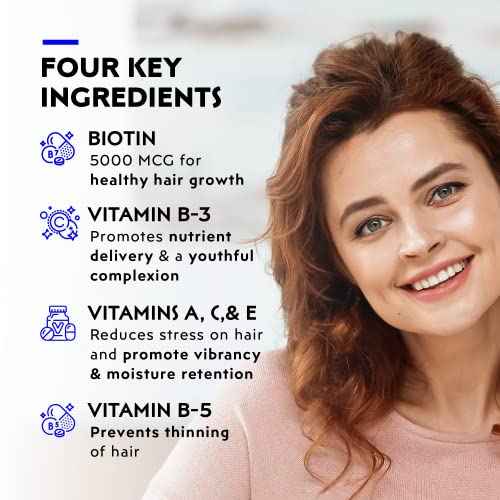 Elon Matrix 5000 Complete Multivitamin ? Skin, Hair and Nail Growth Vitamins ? Healthy Hair Growth Vitamins for Women & Men ? 5000Mcg Biotin Supplement, Pack of 2 (120 Day Supply)