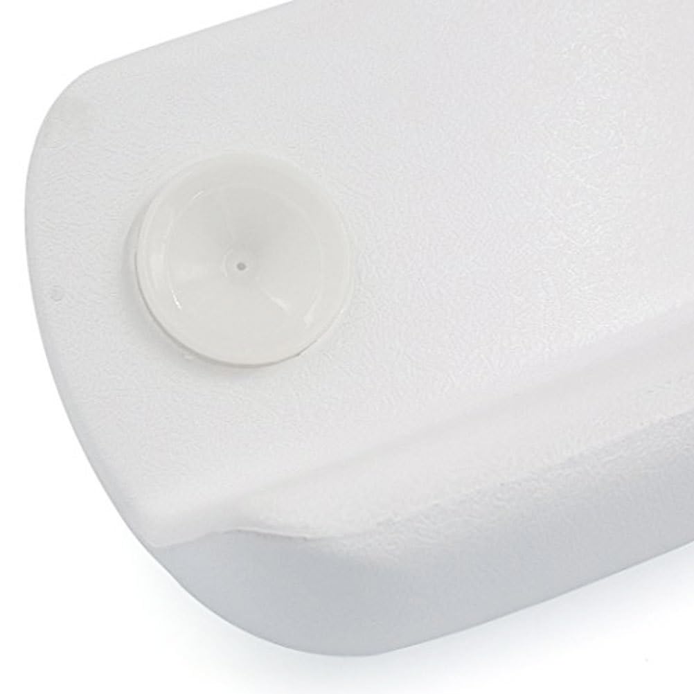 Minkissy Waterproof PU Bathtub Pillow with 7 Strong Suction Cups Ergonomic Bath Neck & Head Support Cushion for Hot Tub, Spa & Home Use Fits All Bathtub Sizes