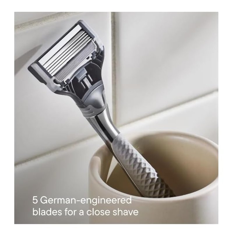 Harry Razor Blade Refills - 5-Blade System for Close, Comfortable Shave | 8 Count