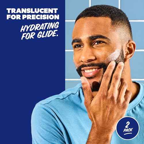 Dollar Shave Club | Shave Butter 2-Pack | For Sensitive Skin, A Translucent Shaving Cream & Gel Alternative, Designed For A Gentle Glide, Helps To Fight Razor Bumps and Ingrown Hairs, Blue