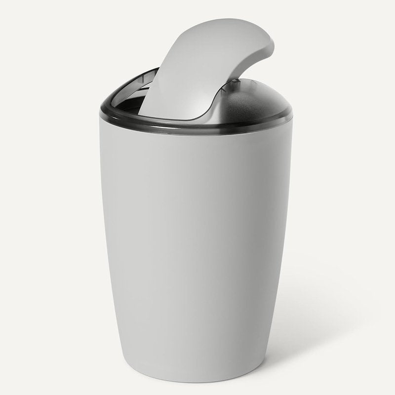 Bathroom Set - 6-Piece Grey Bathroom Accessories with Toothbrush Holder, Soap Dispenser & More