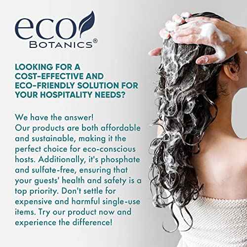Terra Pure Eco Botanics Hotel Shampoo | 1 Gallon | Designed to Refill Soap Dispensers (Set of 4)