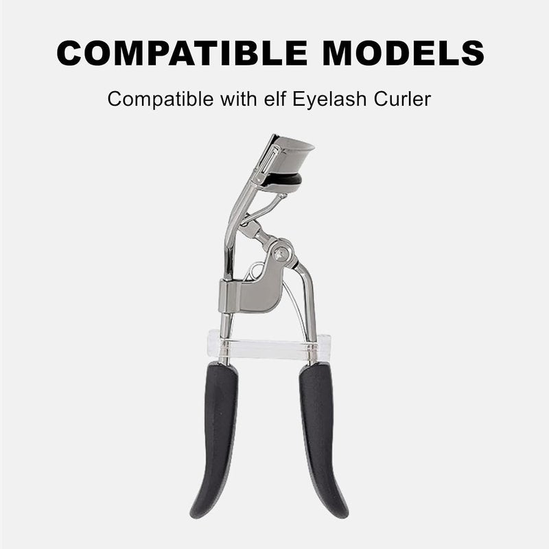 Elf | 30-Pack Eyelash Curler Refills - Silicone Rubber Pads for Perfect Curling | Black