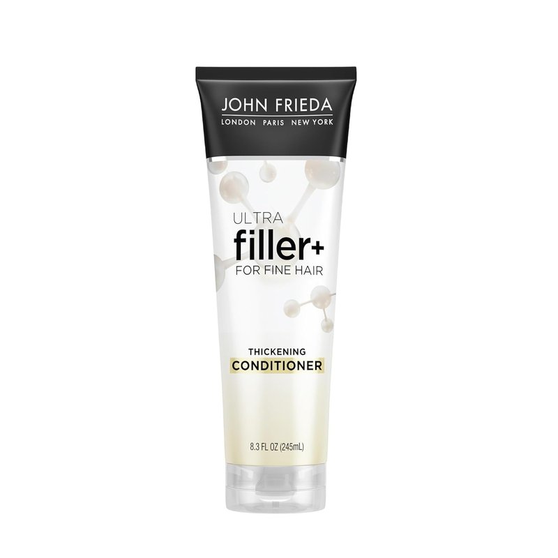 John Frieda Thickening Conditioner - Biotin & Hyaluronic Acid for Damaged Hair | 8.3 Oz