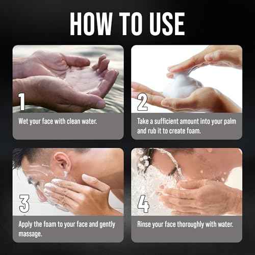 ABERA Nolan Daily Facial Cleanser for Men ? Oil Control & Deep Cleansing, 3.53 oz 3 Pack