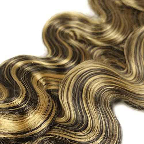 28 30 32 inch Vinmdonm P1B27 Highlight Human Hair Bundles Honey Blonde Body Wave 3 Bundles 300g Ombre Black and Blonde Bundle Human Hair Extensions