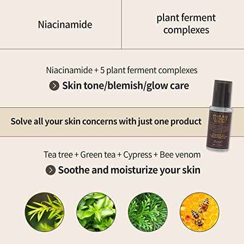BENTON Snail Bee Ultimate Serum Plus 35ml (1.18 fl.oz.) - Snail Secretion Filtrate, Bee Venom, Tea Tree Leaf Water Contained Skin Nourishing & Soothing Facial Serum for Sensitive, Dry Skin