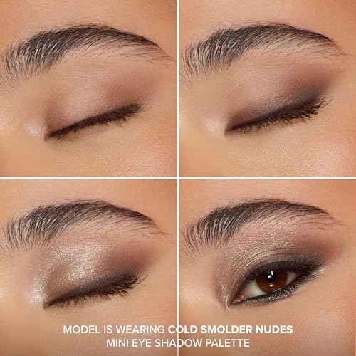 Too Faced Born This Way Natural Nudes Mini Eye Shadow Palette Makeup | Creamy, High Pigment Matte + Shimmer Shades, 0.2 Ounce
