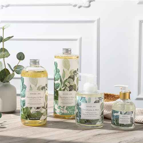 ROMIIE ZOI Foaming Hand Soap Refill, Eucalyptus & Mint, Gentle & Moisturizing Formula, 1 L/ 33.8 FL OZ