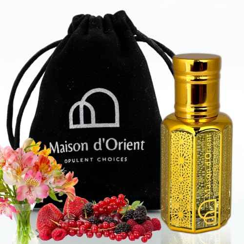 Pure Radiance Perfume Oil 12?mL ? Fruity Floral with Black Currant Jasmine and Vanilla. Alcohol Free Long Lasting Oil, Compliment Magnet