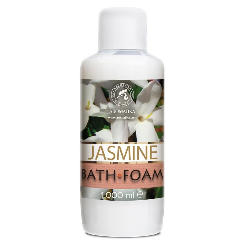 Bath Foam Jasmine 1000 ml (34 Fl Oz) – Bubble Bath with Floral Scent – for Daily Bathing