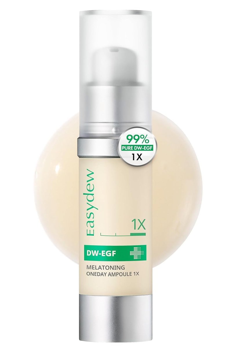 Easydew DW-EGF Melatoning Ampoule - Hydrating Dark Spot Serum with Niacinamide & Glutathione | 1.01 fl oz