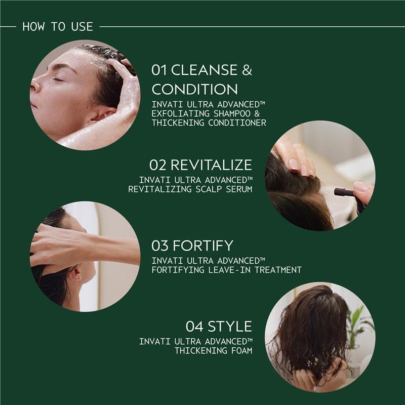 Aveda Invati Ultra Advanced Thickening Foam | Styling Foam for Thin & Thinning Hair | Instantly Thickens Hair | Flexible Hold | 97% Naturally Derived*