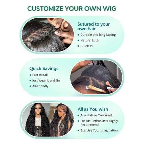12A Deep Wave Human Hair Bundles 24 Inch Raw Curly Bundles Human Hair 100% Unprocessed 1 Bundles Brazilian Virgin Human Hair Extensions Quick Weave Natural Black Color