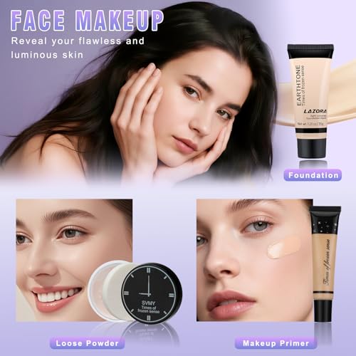 Makeup Kit for Teens Makeup Gift Set for Beginners Teenager Makeup Sets Travel Makeup Kits for Teenagers Girls 14-16 Make Up Kit for Teen & Girls