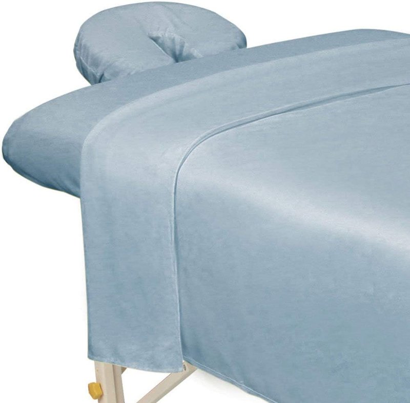 Premium Microfiber 3-Piece Massage Sheet Set - Ultra-Light, Stain & Wrinkle-Resistant | Wisteria Color