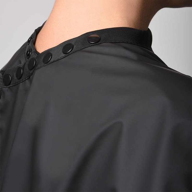 FRAMAR Color Cover Salon Cape - Hair Dye Cape with Snap Closure & Rubberized Chest | Professional Cosmetology Tool