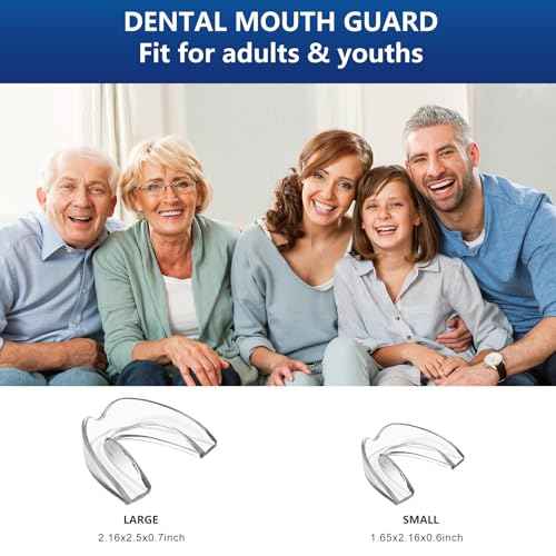 Mouth Guard for Grinding Teeth at Night, Night Guards for Bruxism, Mouthguards for Grinding of Teeth Nighttime, Dental Bite Guard for Adults of Clenching Teeth, 8 Pack with 12 Cleaning Tablets