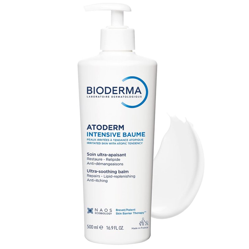 Bioderma Atoderm Intensive Balm - Hydrating Moisturizer for Dry, Atopic Skin | Fragrance-Free, Non-Greasy Face & Body Care
