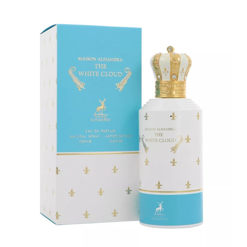 Maison Alhambra The White Cloud – Gourmand, Floral, Woody, Sweet – Eau de Parfum Spray Long-Lasting Fragrance for Unisex, 3.4 Ounce / 100 ml