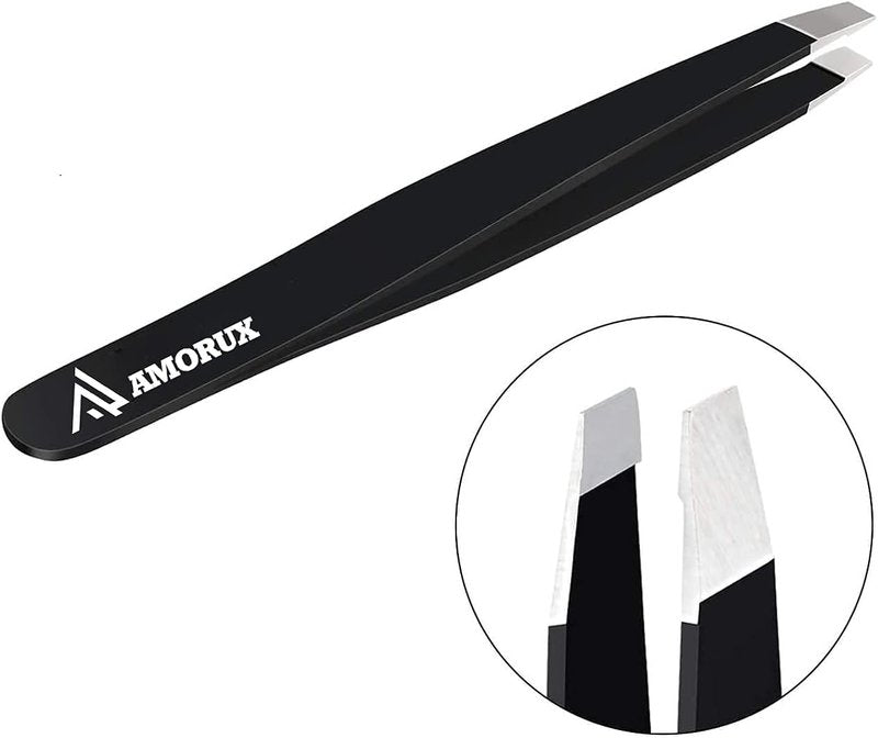 Skiennix Eyebrow Tweezers - Professional Stainless Steel Hair Removal Tool for Women | Precision for Ingrown Hair & Splinters