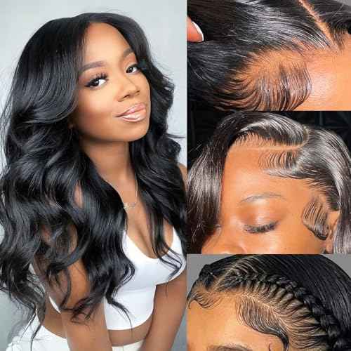 22 Inch Body Wave 13x6 Lace Front Wigs Human Hair HD Lace Frontal Wigs Human Hair for Women Glueless Wigs Human Hair 200% Density Pre Plucked with Baby Hair