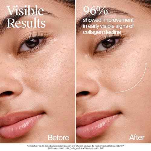 Neutrogena Collagen Bank Face Moisturizer, Daily Anti-Aging Face & Neck Firming Collagen Cream, Bakuchiol & Micro-Peptides Face Lotion, Support Skin¡¯s Natural Collagen for Visibly Plump Skin, 2 fl.?oz