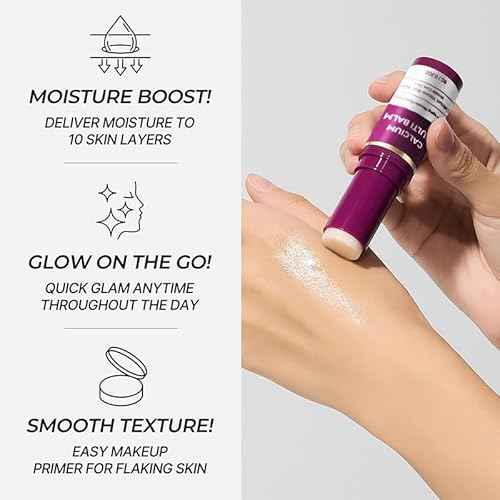 Calcium Multi Balm, Calcium Volume Multi Balm, vitaliq anti Wrinkle£¬ Korean Collagen Moisturing Stick, Anti-aging, Hydrating, Almond & Vitamin E for Lip Eye Cream Neck£¨2PCS£©