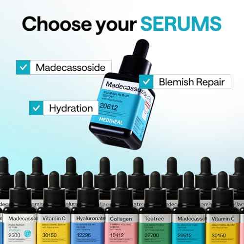 Mediheal Madecassoside Repair Serum 1.35 fl.oz - Blemish Care, Fades Pigmentation and Freckles & Skin Soothing & Hydration - with Centella Asiatica, Niacinamide