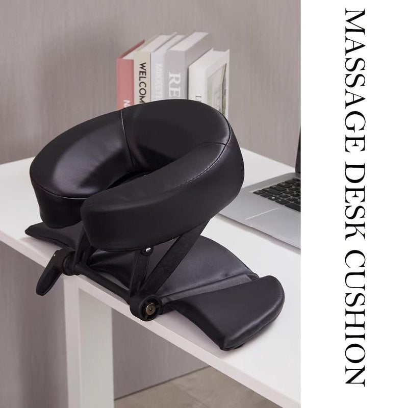 Massage Headrest for Table Bed Mattress Face Cradle with Pad, Face Down Therapy After Eye Surgery Adjustable Massage Headrest Cradle with Face Cushion, Head Support Massage Equipment
