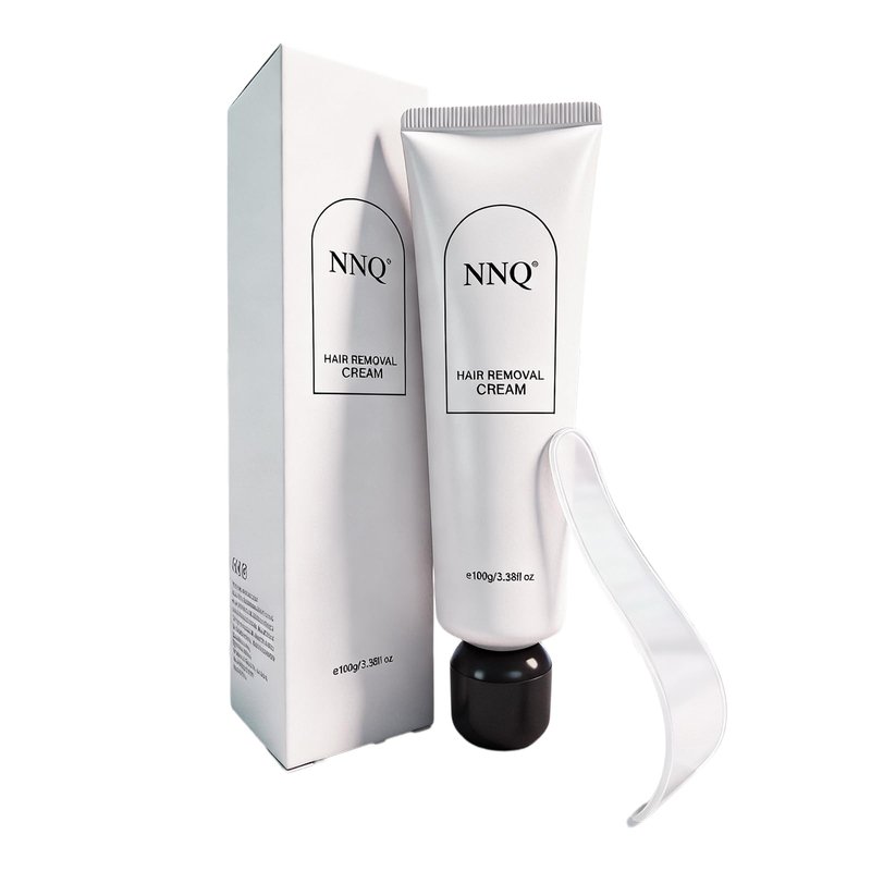 NNQ Hair Removal Cream For Women Men, Painless Depilatory Cream for Legs, Arms, Bikini Line & Underarms, Fast Body Hair Remover for Sensitive Skin, Moisturizing & Smoothing Formula, 3.38 FL OZ