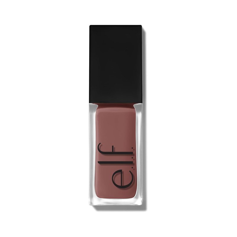 e.l.f. Glow Reviver Plumping Lip Oil - Tinted Lip Plumper for High-Shine Finish | Infused with Jojoba Oil, Vegan, Major Mauve