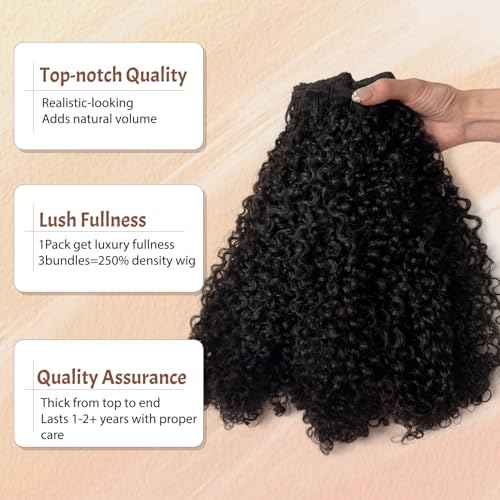 Burmese 3 Bundles Premium Raw 100% Human Hair Salon-Level Water Wave 12 14 16Inch High Rate 15A Unprocessed No Stray Short Hair Extensions Triple Lifespan Excellent Fullness From Top to End Black