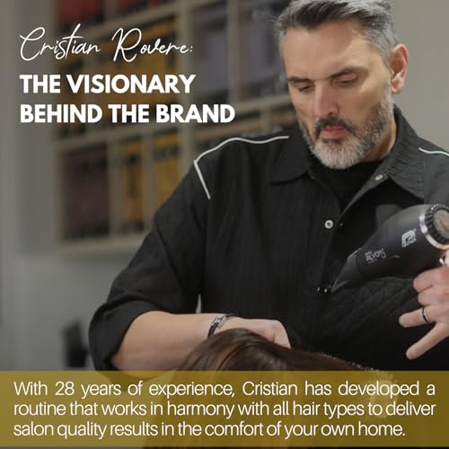 Cristian Rovere - Signature Conditioner - Infused With Collagen, Acai Extract & Organic Argan Oil - Sulfate Free & Paraben Free for All Hair Types - Moisturizing Conditioner - 10 Fl Oz