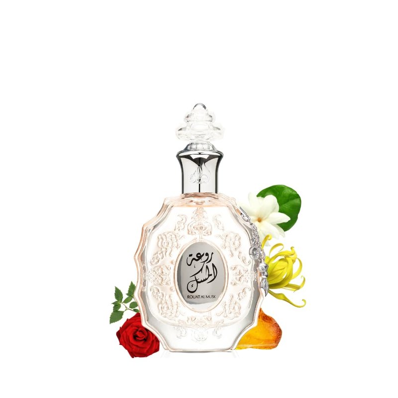 Lattafa Perfumes Rouat Al Musk Eau de Parfum Spray - Unisex Fragrance, 3.40 Ounces | 100 ml